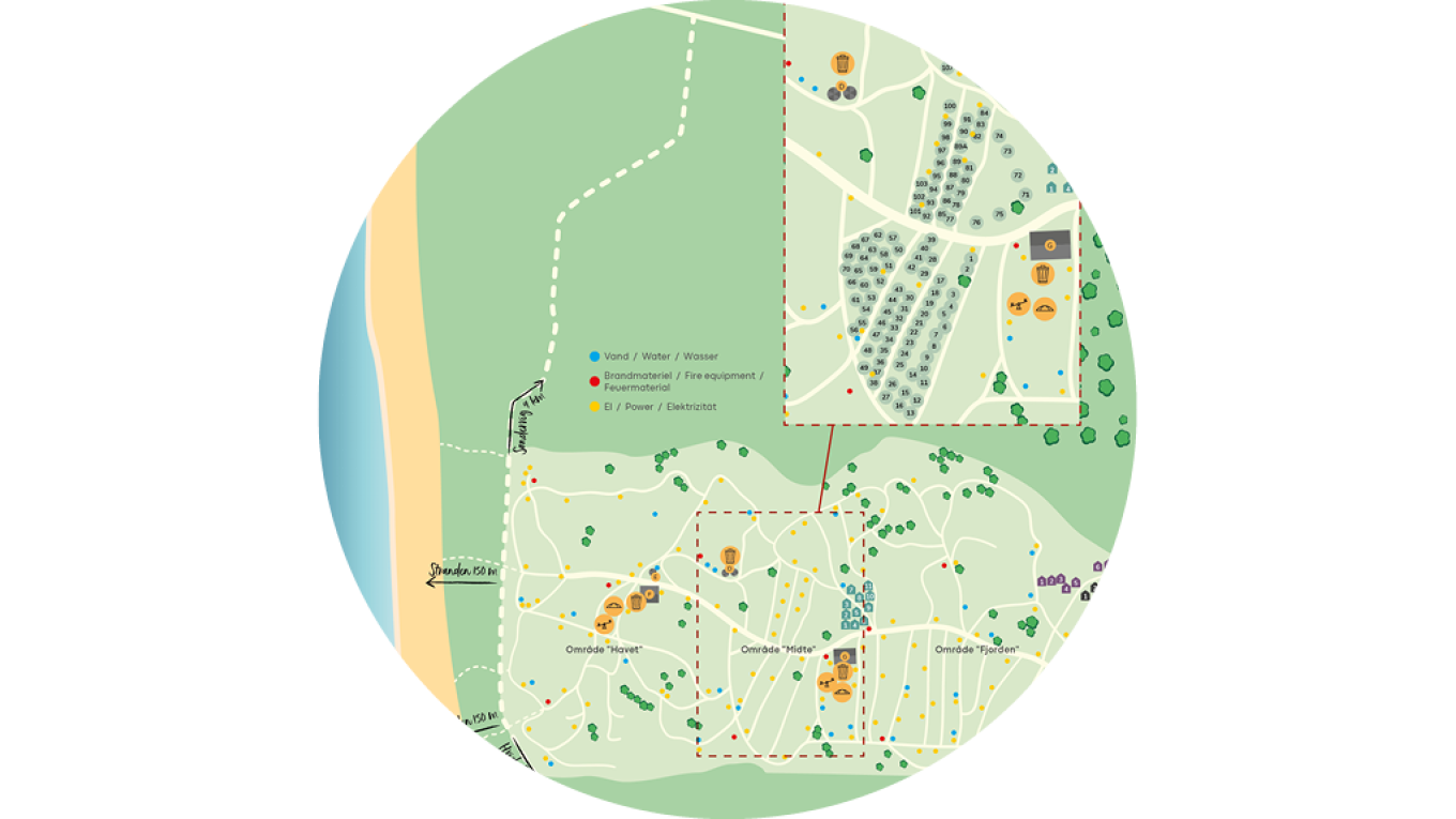 Lyngvig strand pladskort Lyngvig strand pladskort