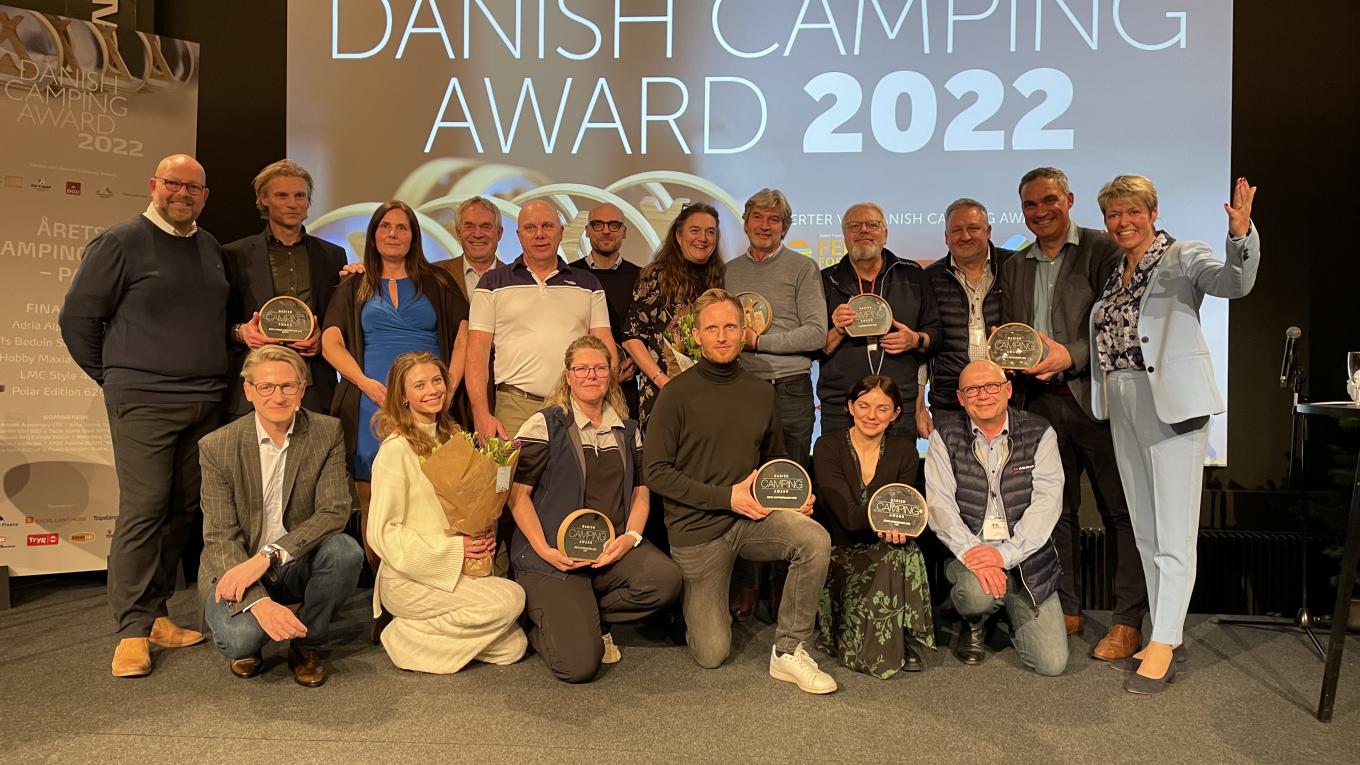 Her er vinderne af Danish Camping Award 2022 Her er vinderne af Danish Camping Award 2022