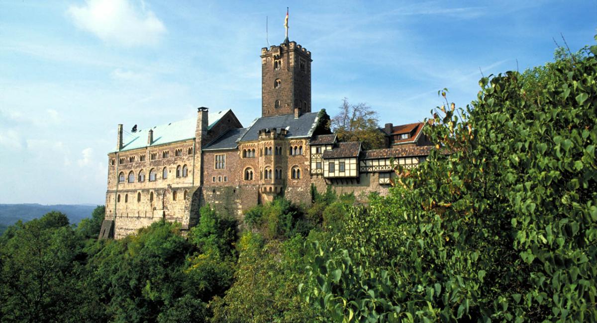 Tyskland, rejser, ferie, Wartburg, borg, UNESCO